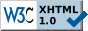 Valid XHTML 1.0 Strict