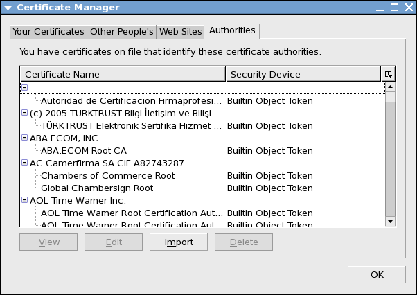 Общ изглед на хранилището на удостоверителски сертификати